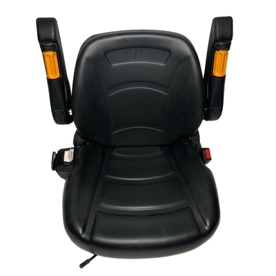 Un siège élévateur universel noir confortable de luxe H2KE6-80051 avec micro-commutateur, accoudoirs et ceintures de sécurité