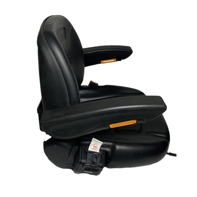 Un siège élévateur universel noir confortable de luxe H2KE6-80051 avec micro-commutateur, accoudoirs et ceintures de sécurité