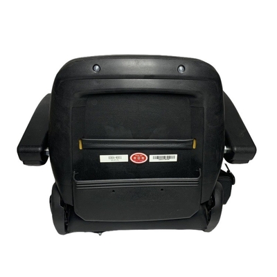 Un siège élévateur universel noir confortable de luxe H2KE6-80051 avec micro-commutateur, accoudoirs et ceintures de sécurité