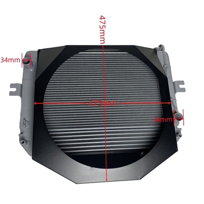 Parties de chariot élévateur K9DH2-10101LD Radiateur hydraulique pour HELI CPCD30 Gris