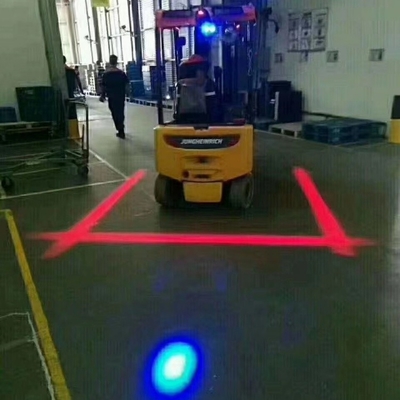 Lumières de zone d'avertissement de zone rouge industrielle pour chariots élévateurs de 10 à 80 V Année 2007 Avertissement LED