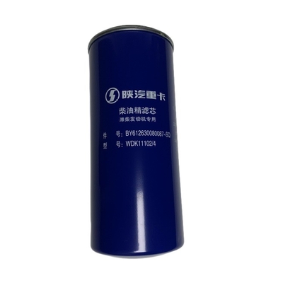 Assemblage de filtre à carburant bleu 612630080087 pour les pièces de camion SHACMAN moteur diesel Weichai