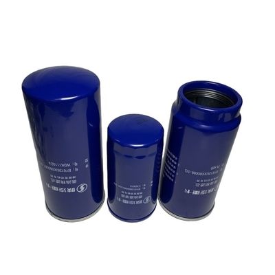Assemblage de filtre à carburant bleu 612630080087 pour les pièces de camion SHACMAN moteur diesel Weichai