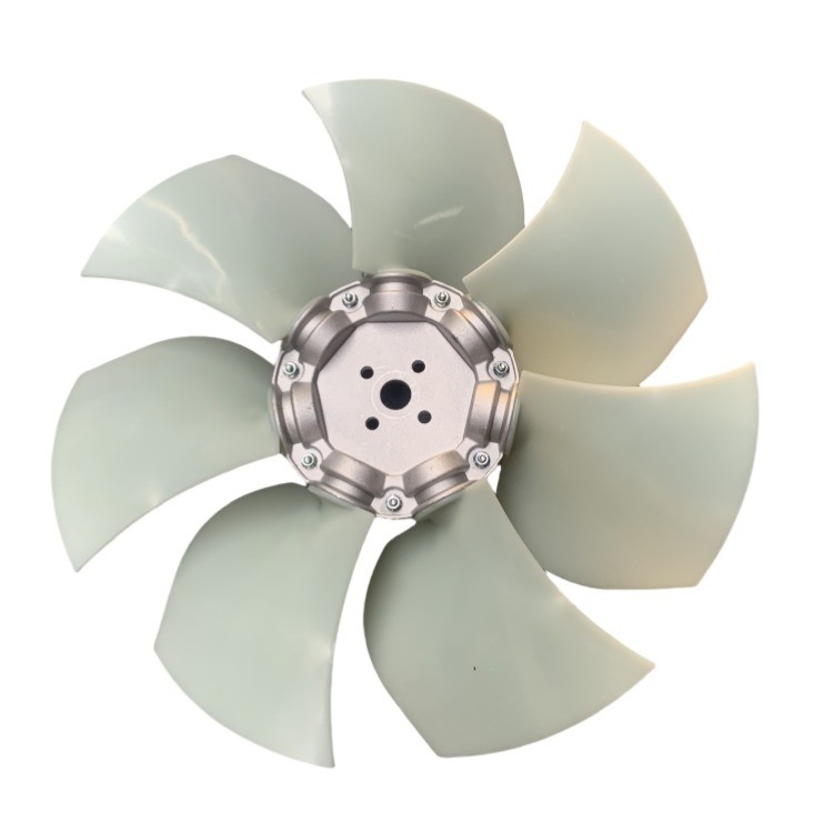 Blade de ventilateur de radiateur en acier plastique H5T01-00501 pour les composants de chariot élévateur QSF3.8 QSB4.5